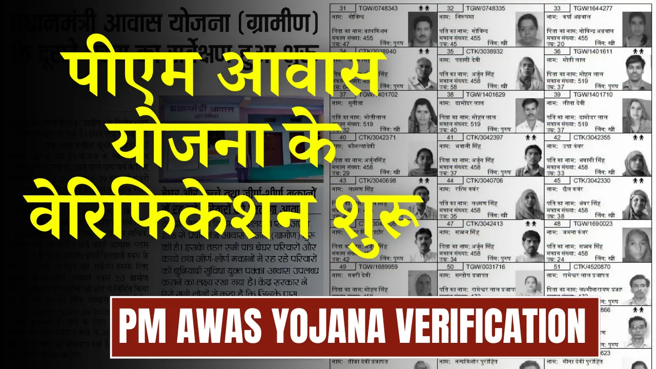 PM Awas Yojana Verification