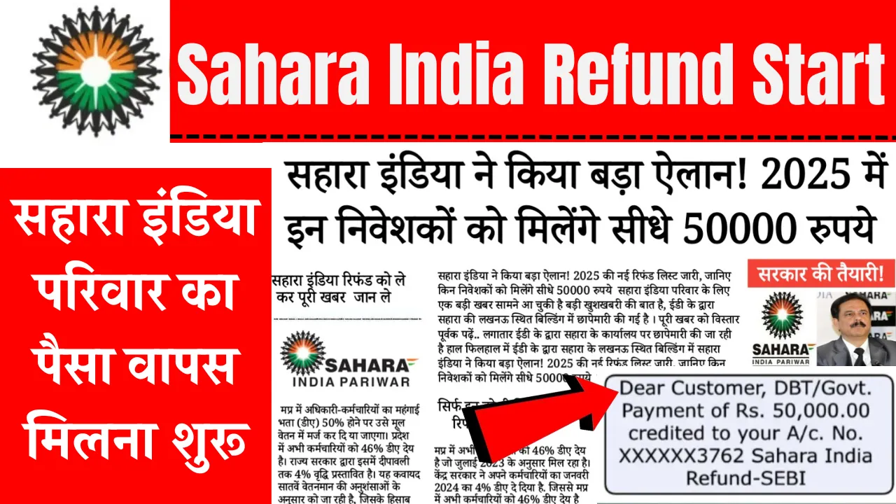 Sahara India Refund Start