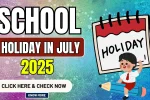 School Holiday in July